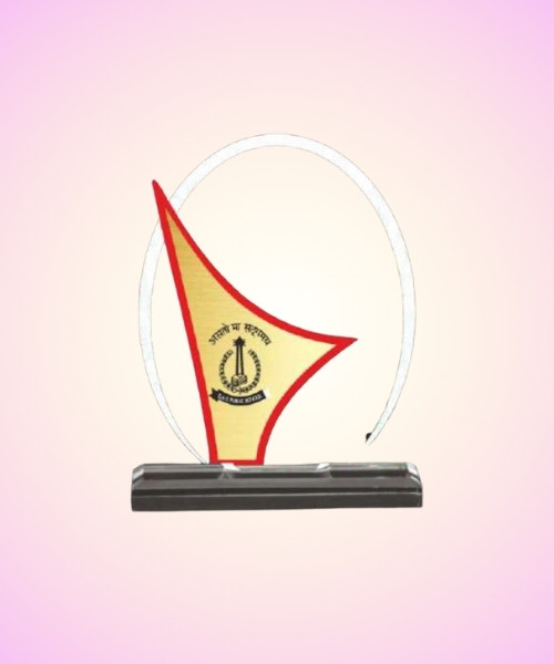 Salver And Metal Statue